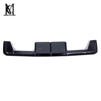 BMW G80/G82 M3 M4 Euro Style Gloss Black Rear Bumper Diffuser 2021+