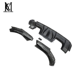BMW G80/G82 M3 M4 Carbon Rear Bumper Diffuser LED 2021+