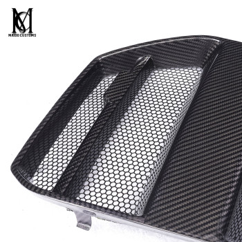 BMW G80 G82 M3 M4 V Type Carbon Mesh Net Front Grille Trims 2021+