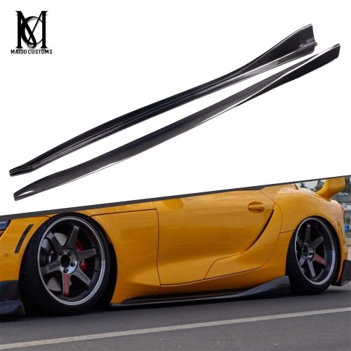 Toyota Supra A90 Varis Style Carbon Side Skirts 2019+