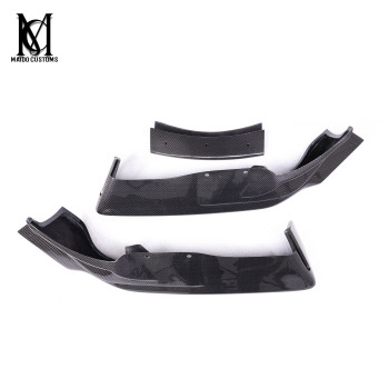 Toyota Supra A90 AD Style Carbon Fiber Front Lip 3-Piece Set 2019+